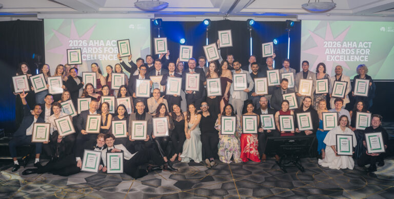 Corporate Event Photographer Canberra at AHA ACT Awards 2026